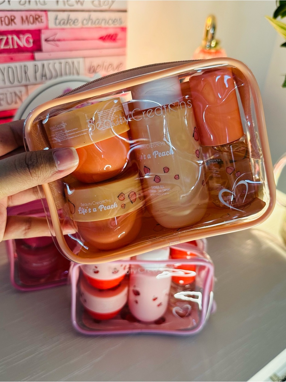Peach Beauty Creations Mini Skincare Set